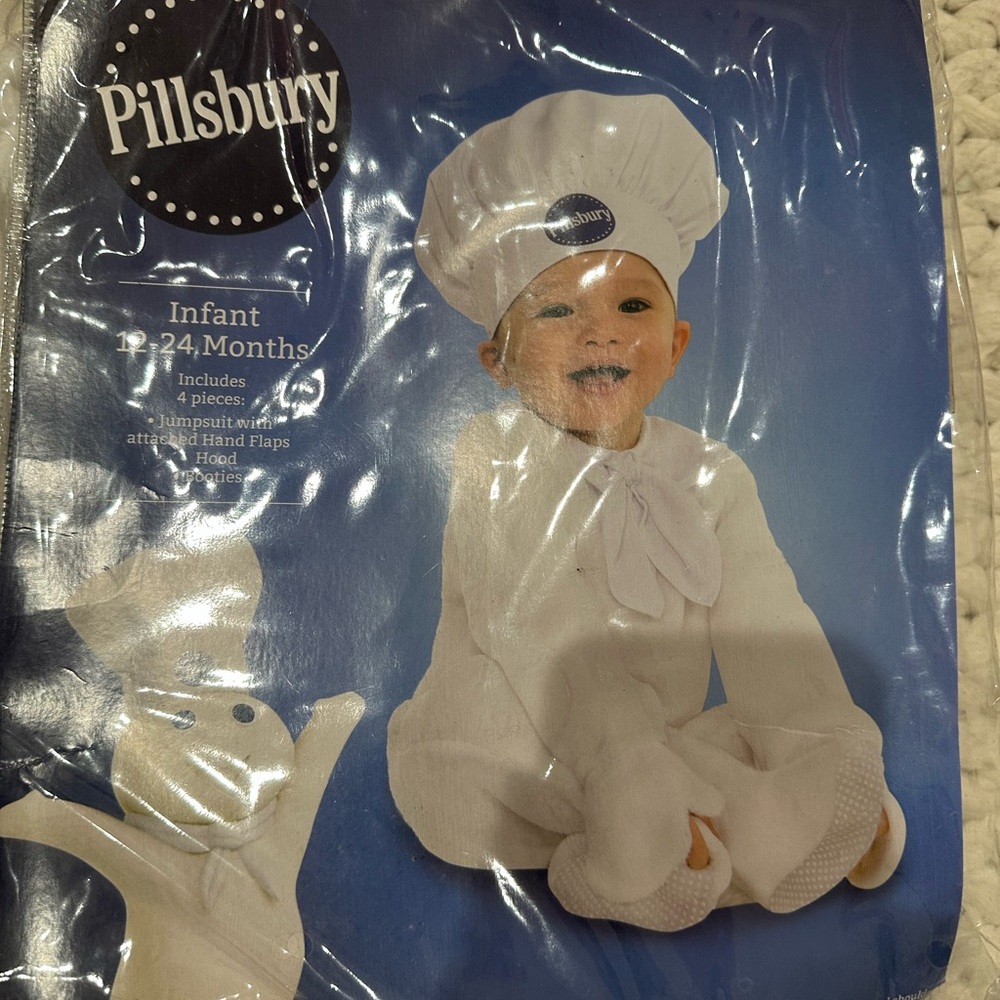 Pillsbury Infant Chef Costume - White